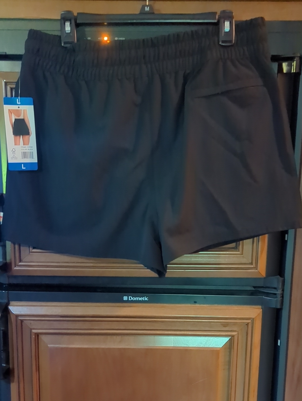 OP Women’s Black Athletic Shorts with Zipper Pockets - Picture 4 of 4